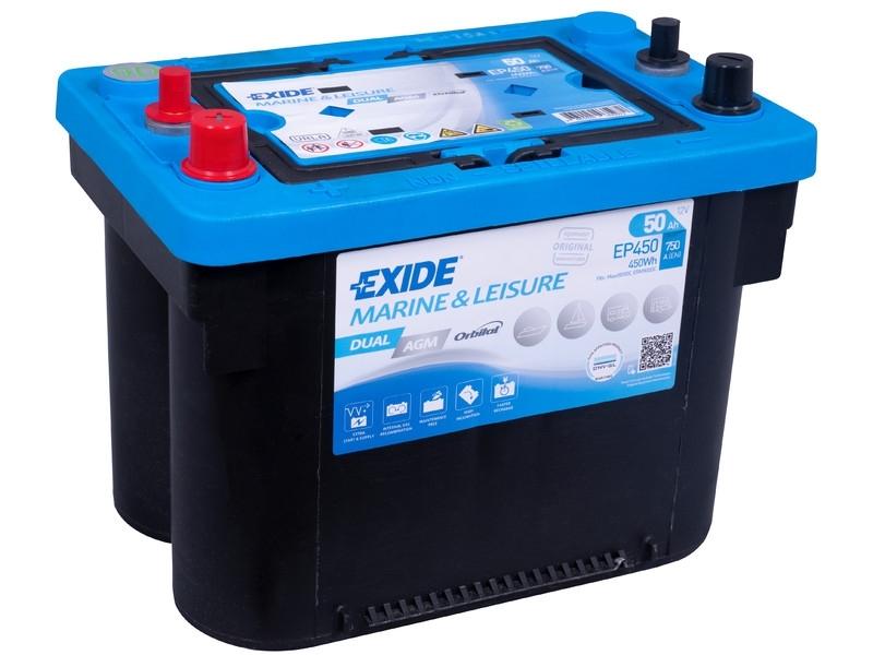 Exide Dual AGM EP450 Dual-Purpose Batterie