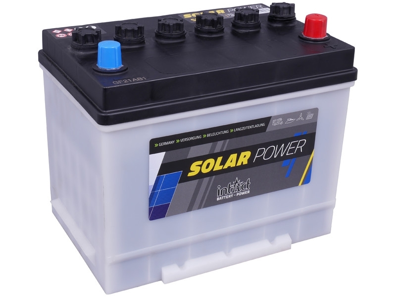 intAct Solar-Power SP75GUG, Solarbatterie 12V 75Ah