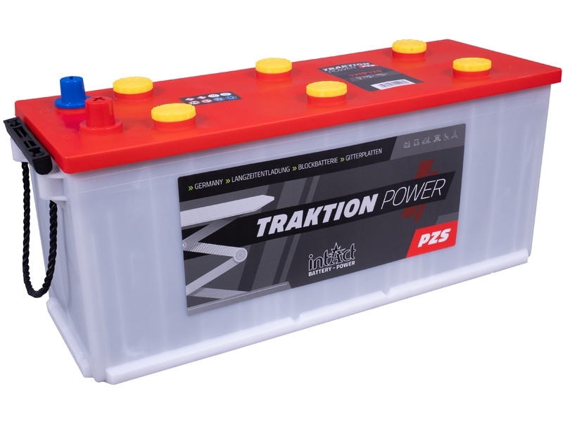 intAct Panzerplatten-Antriebsbatterie | 12V 125Ah | 1000 Zyklen