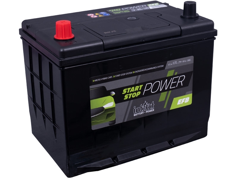 intAct EFB68SS-1-ASIA Start-Stop-Batterie 12V 68Ah 730A, für PKW