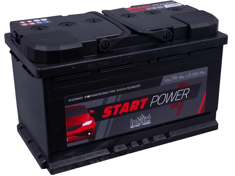 intAct Start-Power 60010GUG, Autobatterie 12V 100Ah 850A