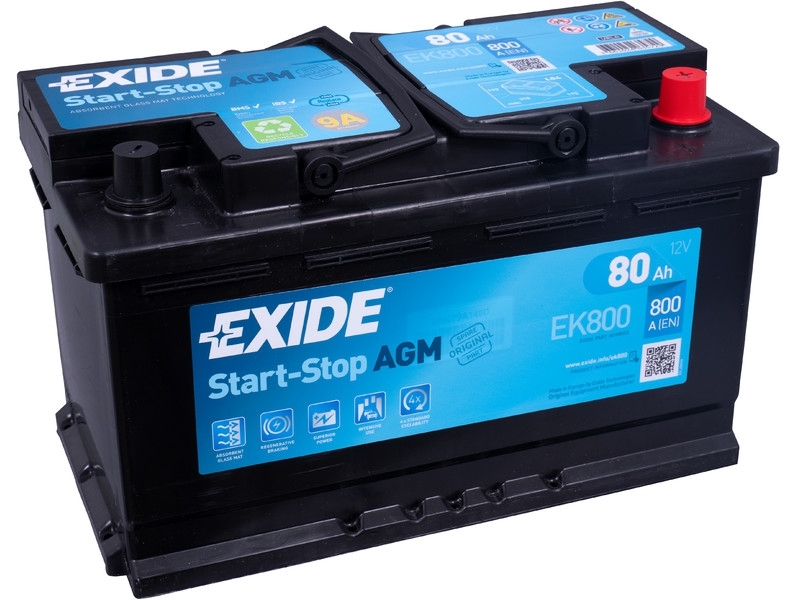 Exide Start-Stop AGM EK800