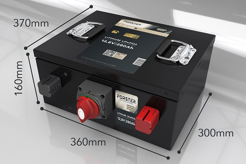 Forster Premium F12-280X Lithium Untersitzbatterie