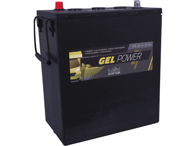 intAct GEL-300-06, Gelbatterie 6V 240Ah, für Antriebs- und Versorgungsanwendungen