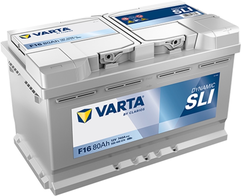Varta F16 - Autobatterie | 12V 80Ah 740A | für Standard-PKW