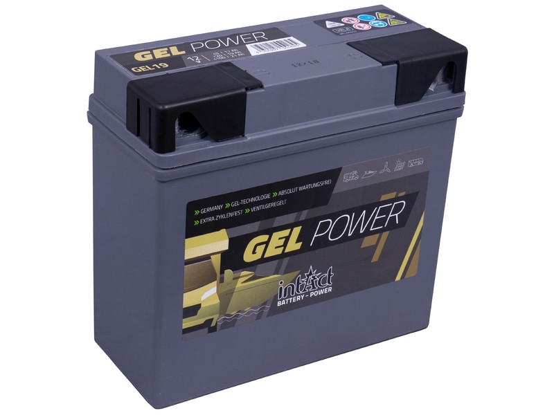 intAct GEL-19, Gelbatterie 12V 17Ah, für Antriebs- und Versorgungsanwendungen