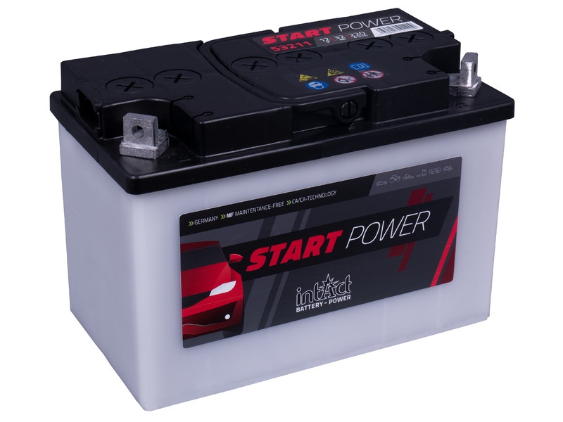 intAct Start-Power 53211GUG, Autobatterie 12V 32Ah 220A