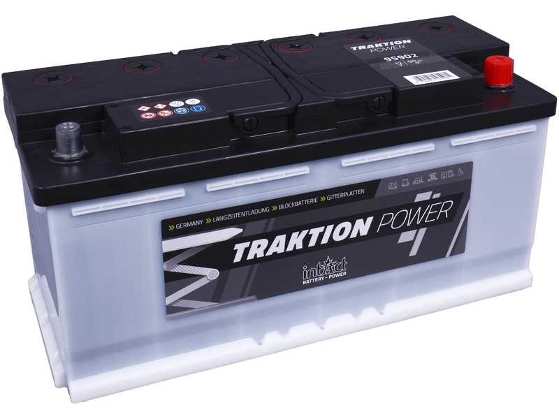 intAct Traktion-Power 95902GUG, Antriebsbatterie 12V 90Ah
