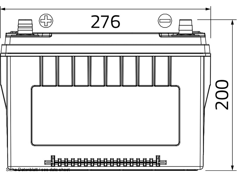 ODX-AGM34 (PC1500-34) - AGM Reinblei-Batterie | 12V 68Ah 850A | extrem robust
