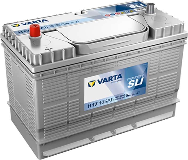 Varta H17 - Starterbatterie | 12V 105Ah 800A | für Busse, Land- und Baumaschinen