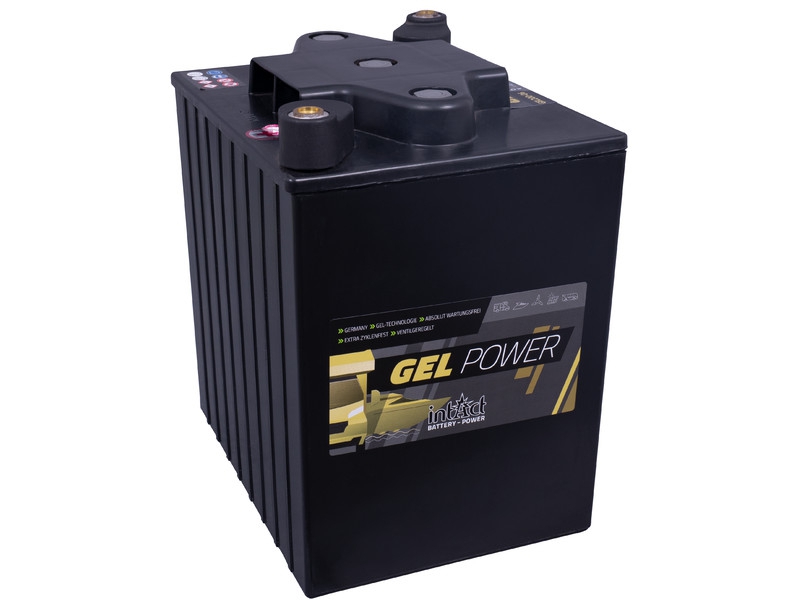 intAct GEL-200-06-M10, Gelbatterie 6V 180Ah, für Antriebs- und Versorgungsanwendungen