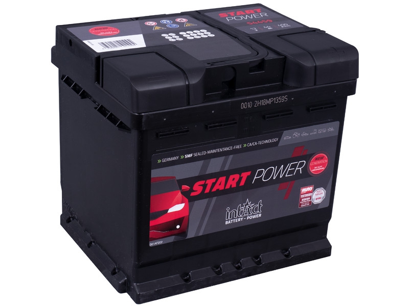 intAct Start-Power 54459GUG, Autobatterie 12V 44Ah 400A