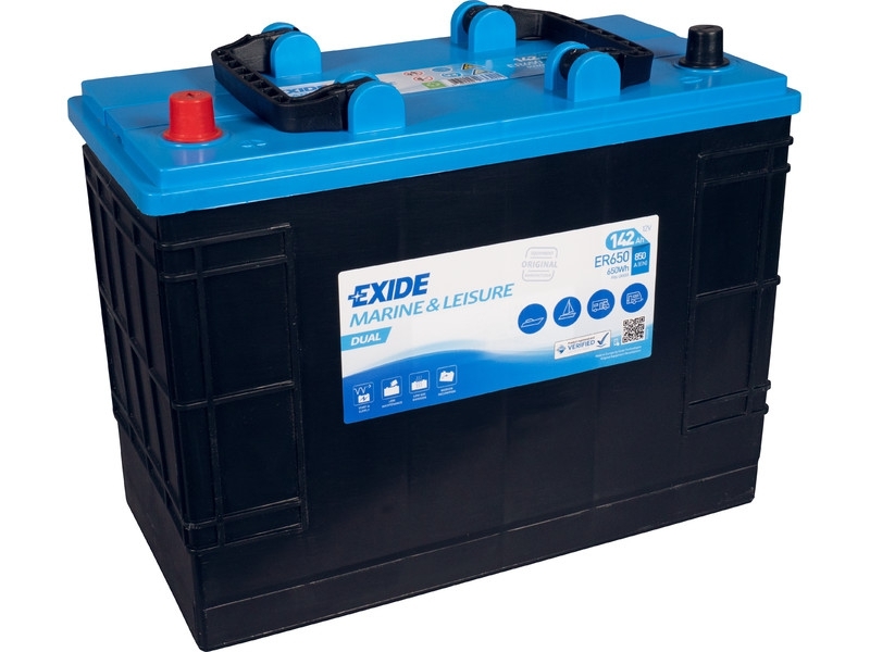 ER600 - Versorgungsbatterie | 12V 120Ah 800A | für Camping und Marine