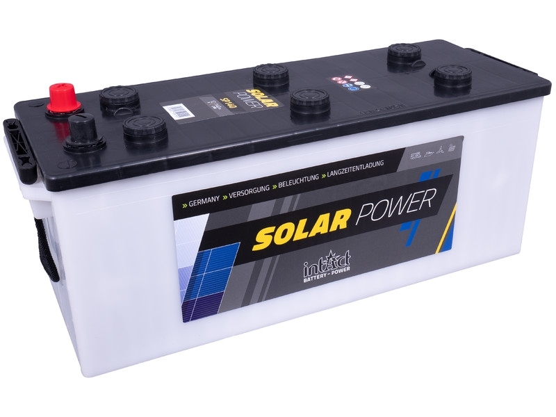 intAct Solar-Power SP140GUG, Solarbatterie 12V 140Ah