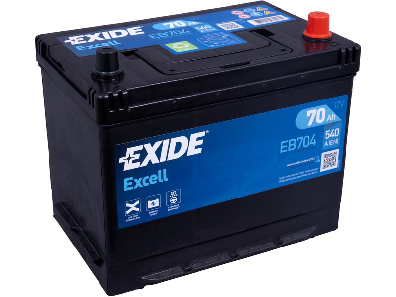 Autobatterie Exide Excell EB704