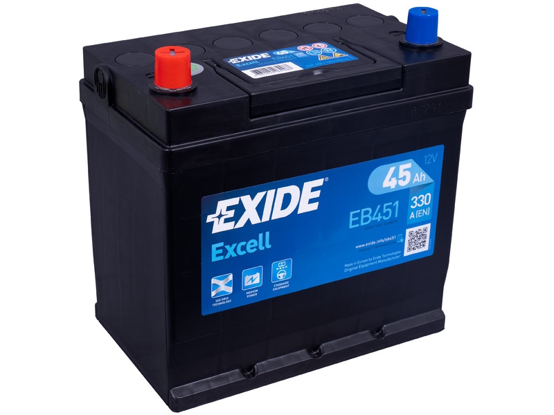 Exide Excell EB451 PKW Starterbatterie
