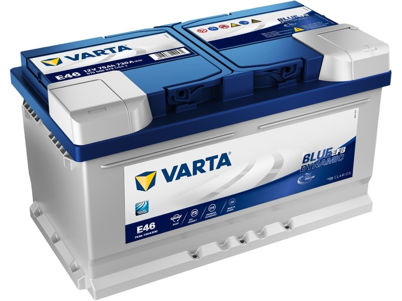 Varta E46 Blue Dynamic EFB Start-Stop Batterie