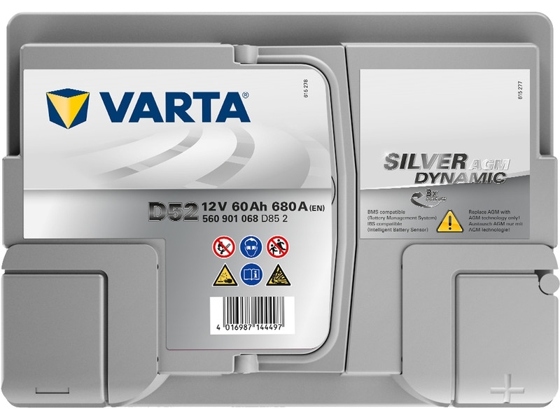 Varta Silver Dynamic AGM D52