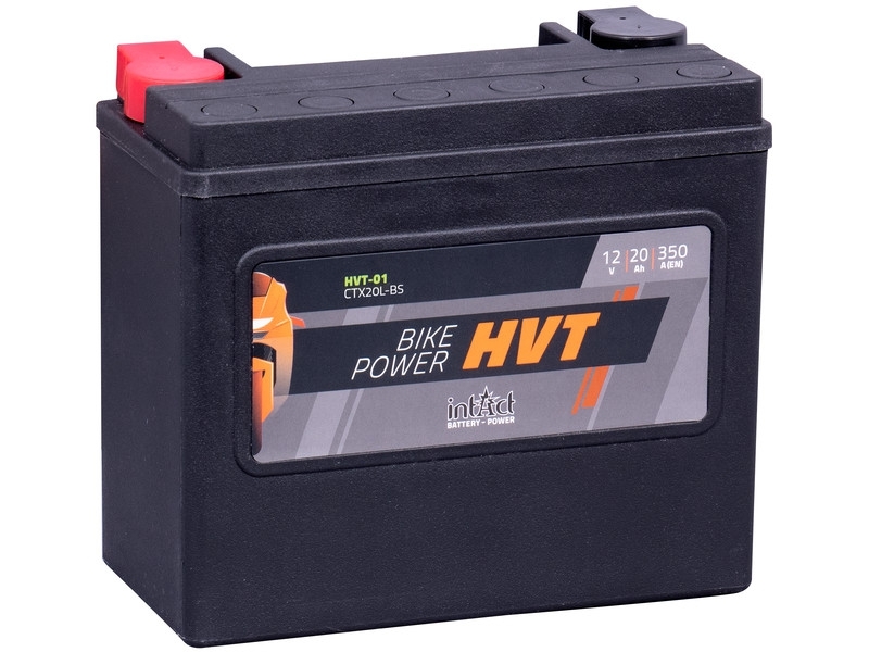 intAct Bike-Power HVT-01, CTX20L-BS, 65989-97A AGM Motorradbatterie