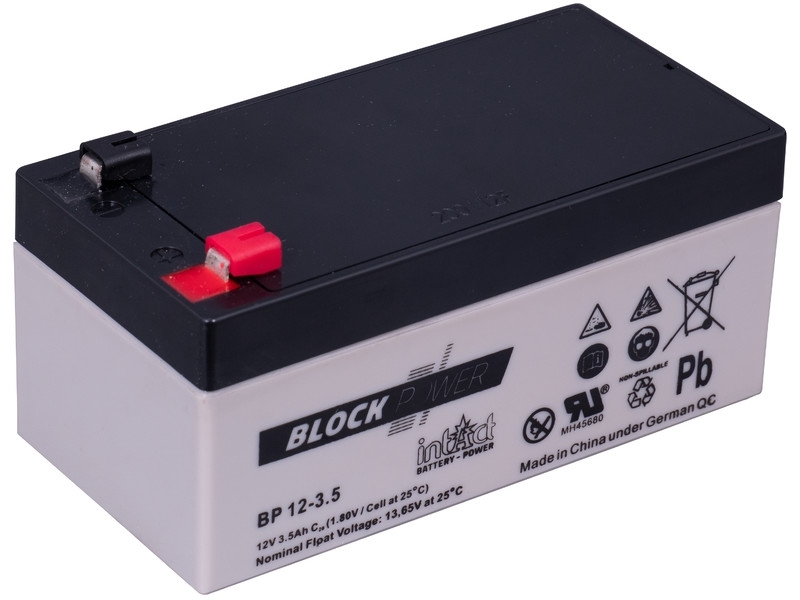 intAct Block-Power BP12-3.5 AGM Batterie 12V 3,5Ah