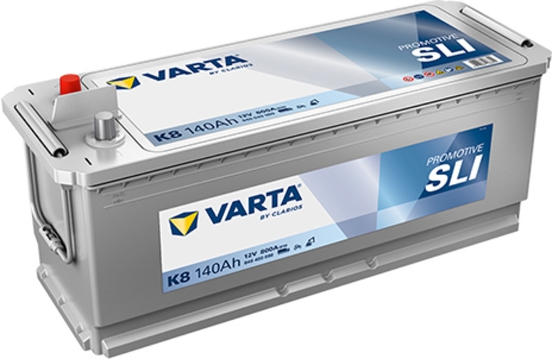 Varta K8 - Starterbatterie | 12V 140Ah 800A | für Busse, Land- und Baumaschinen