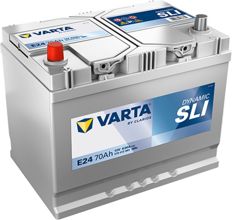 Varta E24 - Autobatterie | 12V 70Ah 630A | für Standard-PKW
