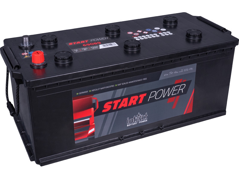 intAct Start-Power 69089GUG, LKW Starterbatterie 12V 190Ah 1200A