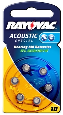 Hörgerätebatterie Rayovac Acoustic 10