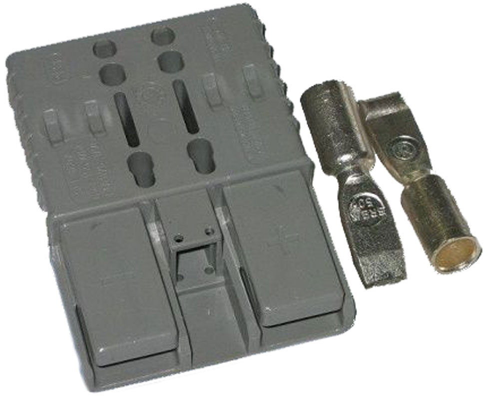 Stecker SR 50 A, 16 mm², grau