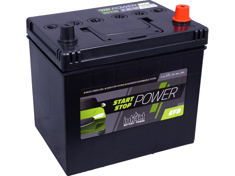 intAct Start Stop Batterie EFB60SS-0-ASIA
