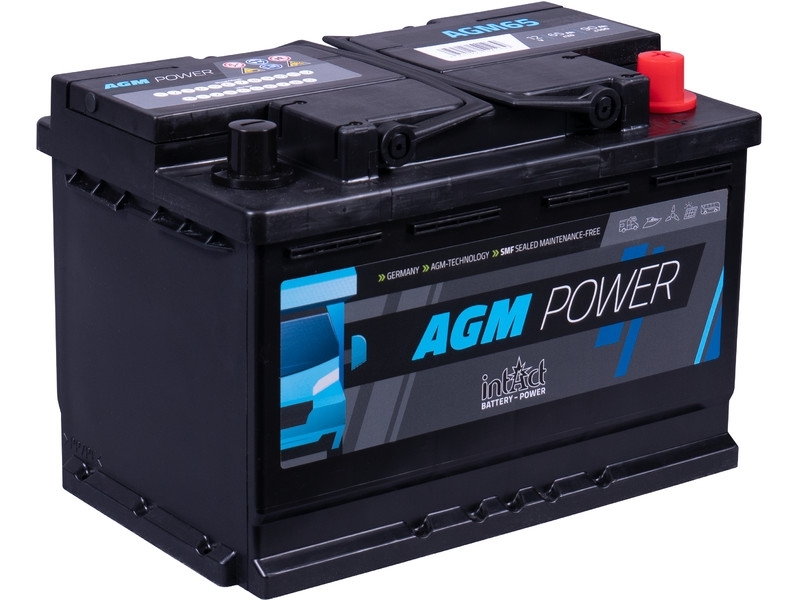 intAct AGM65, AGM Batterie 12V 65Ah