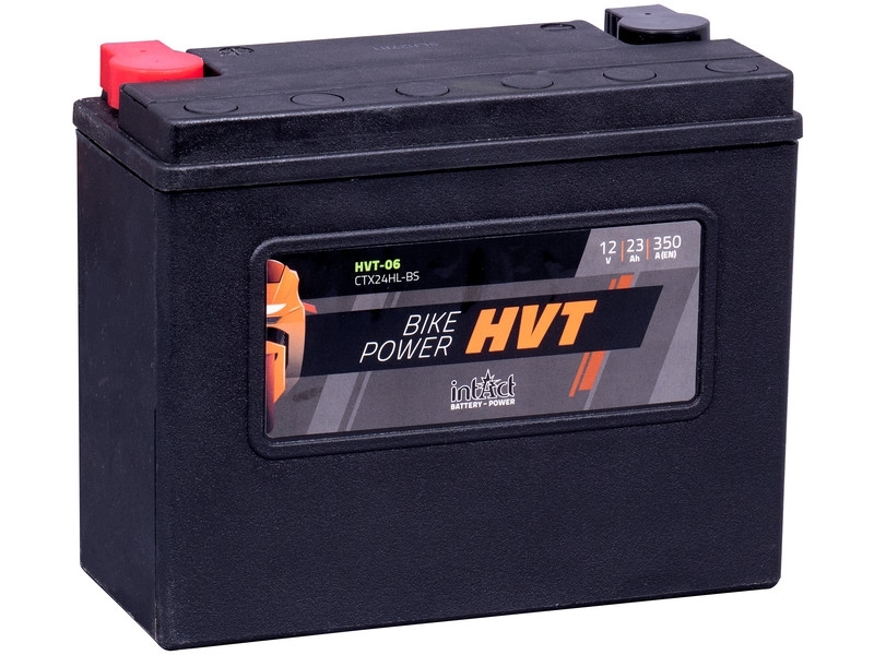 intAct HVT-06 (YTX24HL-BS), Motorradbatterie 12V 23Ah