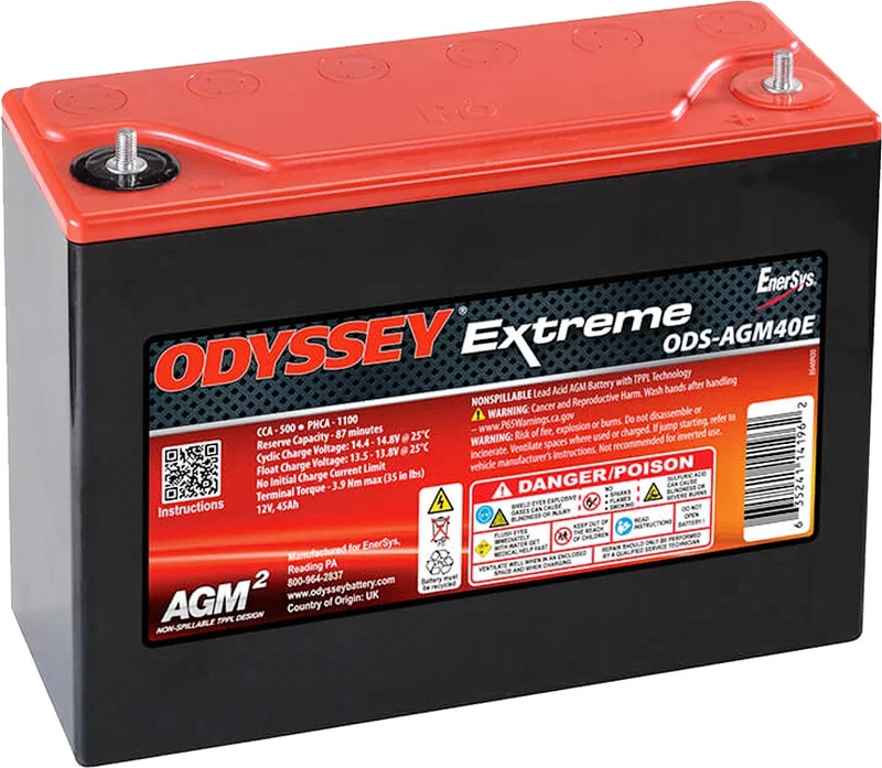 Odyssey Extreme ODS-AGM40E (PC1100) Reinblei-Batterie