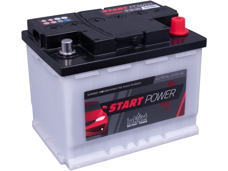 intAct Start-Power 55559RFGUG, rüttelfeste Autobatterie 12V 55Ah 420A