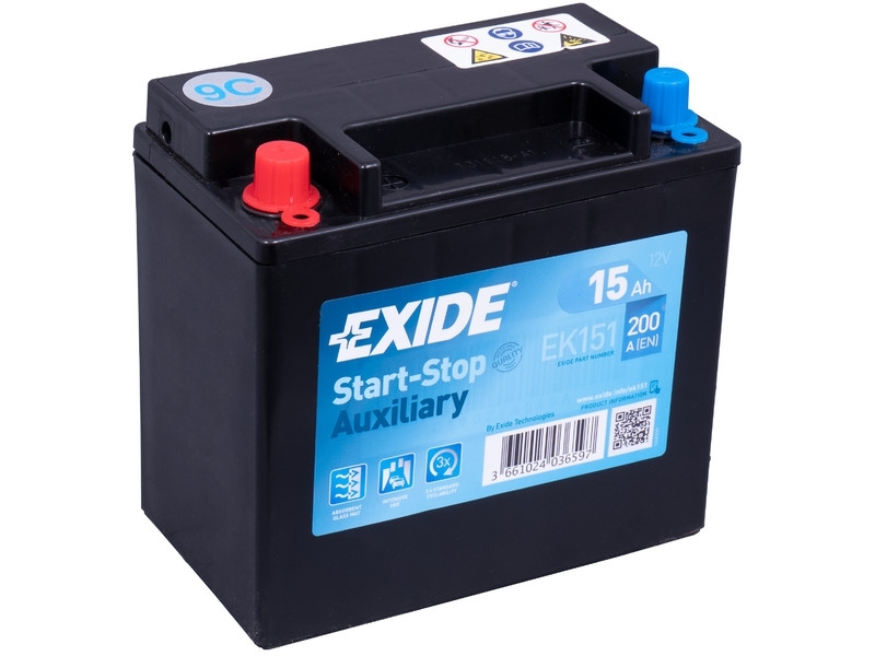 Exide BackUp EK151 AGM Zusatzbatterie