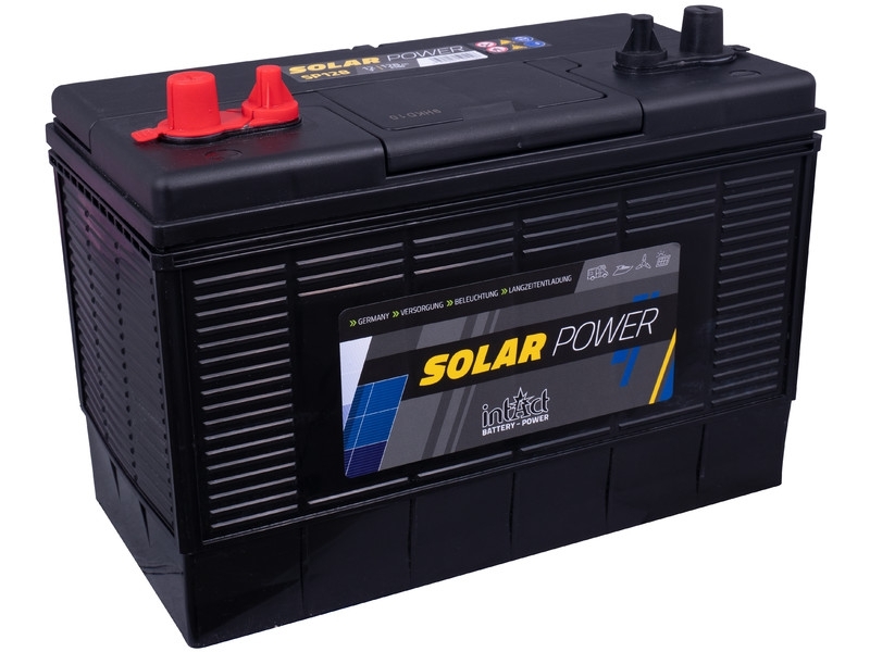 intAct Solar-Power SP128GUG, Solarbatterie 12V 128Ah